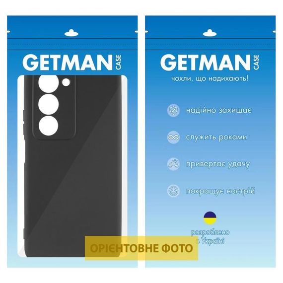 Чехол TPU GETMAN Liquid Silk Full Camera для Xiaomi Redmi 15 (Global) Черный / Black | Зображення 1