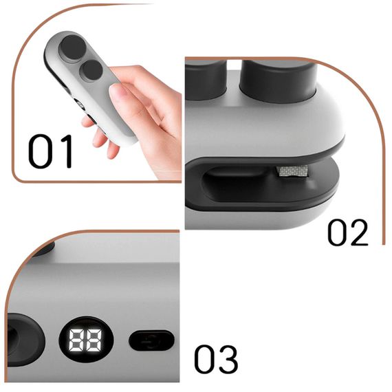 Вакууматор із цифровим екраном XPRO білий (47300-_557) | Зображення 9