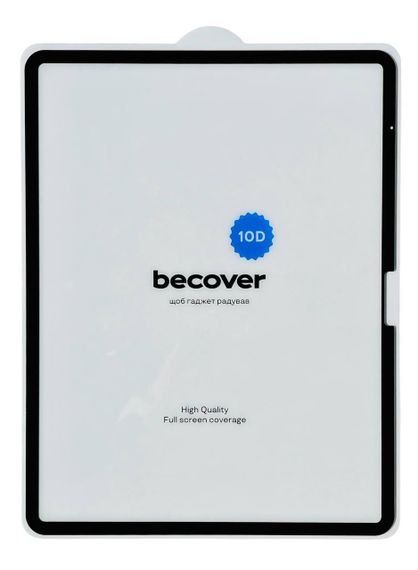 Захисне скло BeCover 10D для планшета Apple iPad Air 13" 2024 (M2) / iPad Air 13" 2025 (M3) - Black | Зображення 1