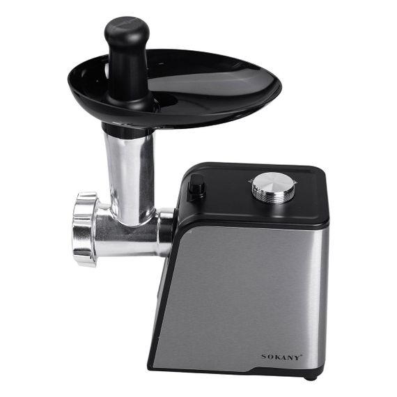 Электрическая мясорубка для фарша 1700 Вт электромясорубка для дома Sokany SK-087 | Зображення 5