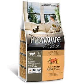 Корм Pronature Holistic Cat Duck & Orange сухий з качкою для дорослих котів 340 гр