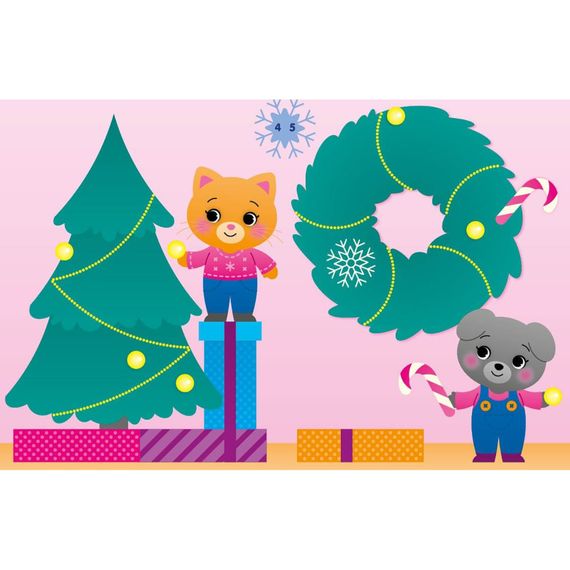 Набор для творчества "Аппликации наклейками Кошечка" 1655001, 30 наклеек | Зображення 2