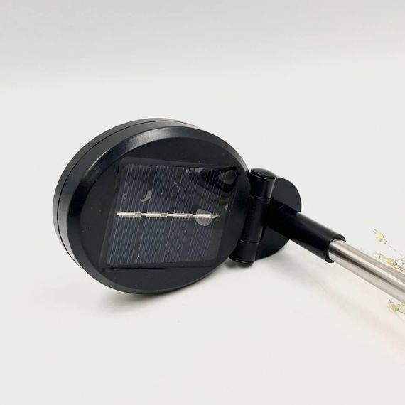 Садовий світильник на сонячній батареї 60 LED, 85 см, 1 шт., Чорний/ Садовий ліхтар/Вільний світильник Феєрверк | Зображення 8