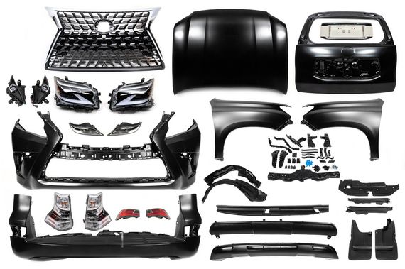 Комплект рестайлинга в Lexus GX460 2020 года для Toyota Land Cruiser Prado 150 | Зображення 1