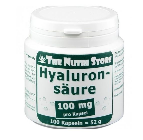 Гиалуроновая кислота The Nutri Store Hyaluronic Acid 100 mg 100 Caps ФР-00000184