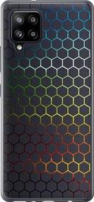 Чехол на Samsung Galaxy A42 A426B Переливающиеся соты из пластика FCh_010225