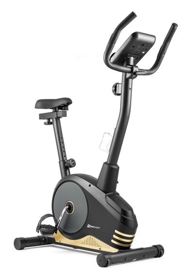 Велотренажер Hop-Sport HS-2080 Spark черно-золотистый (2020) | Зображення 2