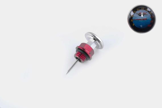 Щуп олії Delta Ø19.0mm, L-75 mm (+датчик температури) (червоний) KOMATCU