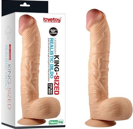 Фаллоимитатор - King-Sized Realistic Dildo 12" sexstyle