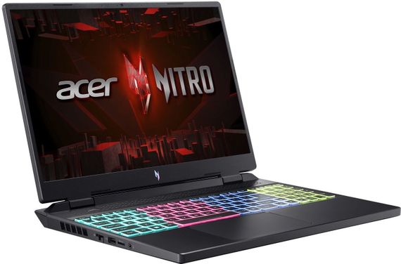 Ноутбук Acer Nitro 16 AN16-41 16' WQXGA IPS, AMD R7-7735HS, 32GB, F1TB, NVD4070-8, Lin, чорний (NH.QKDEU.001) | Зображення 1