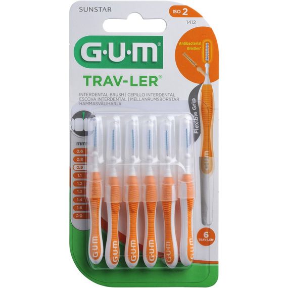 Міжзубна щітка GUM TravLer 0.9 мм