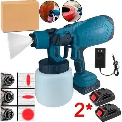 Акумуляторний фарбопульт 2 акумулятора JK-SG1 | Зображення 3