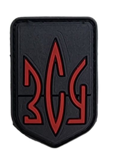 Шеврони  "Тризуб ЗСУ" гумовий фон чорний