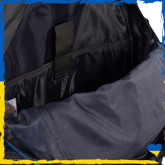 Рюкзак 2 отделения вместительный синий. Рюкзак повседневный, молодежный, качественный | Зображення 2