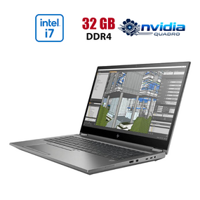 Мобільна робоча станція HP zBook Fury 15 G8 / 15.6" (1920x1080) IPS / Intel Core i7-11800H (8 (16) ядер по 2.3 - 4.6 GHz) / 32 GB DDR4 / 512 GB SSD / nVidia Quadro RTX A2000, 4 GB GDDR6, 192-bit / WebCam б/в