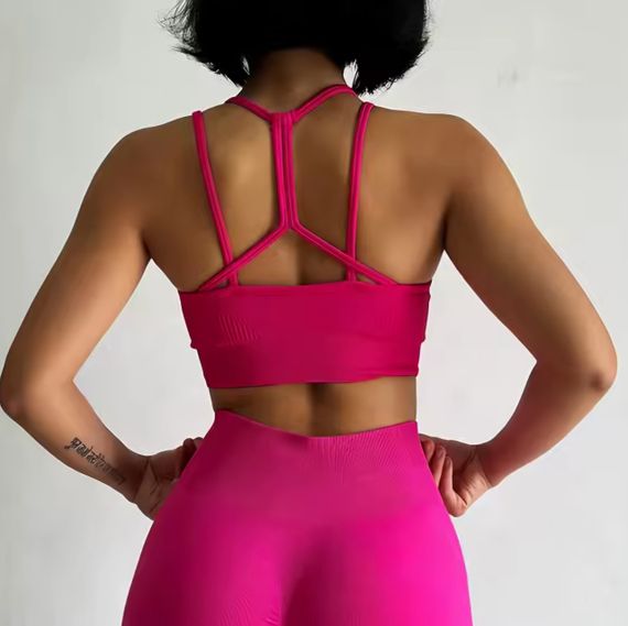 Спортивный топ бра размер М розовый | Зображення 2