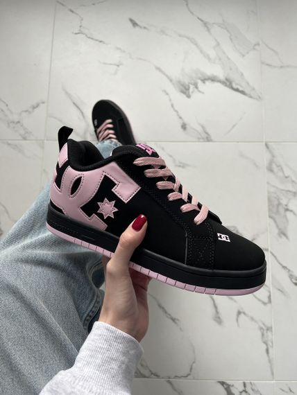 Кросівки DC Court Graffik Black Pink , В'єтнам , Снікерcи DC Court Graffik Black Pink 39 25 см | Зображення 3