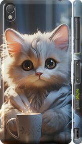 Чохол на Sony Xperia Z3 D6603 Білий кіт "5646c-58-2448"