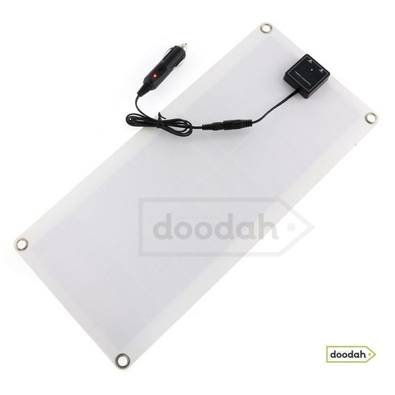 Портативна гнучка сонячна панель Luxuglow 30 Вт IP67 + Контролер PWM-LCD&USB 12/24V 40A | Зображення 3