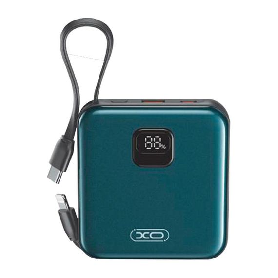 Універсальна Мобільна Батарея Power Bank XO PR235 22.5W with built-in iP and TYPE-C cable 10000 mAh Колір | Зображення 3