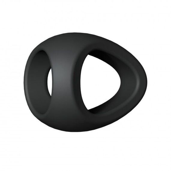 Ерекційне кільце подвійне Love To Love FLUX RING - BLACK ONYX sexstyle | Зображення 1