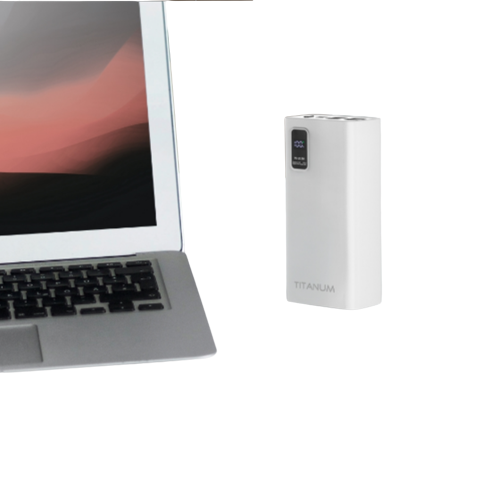 Павербанк 30000mAh Titanum TPB-728S-W 22,5W QC+PD білий | Зображення 1