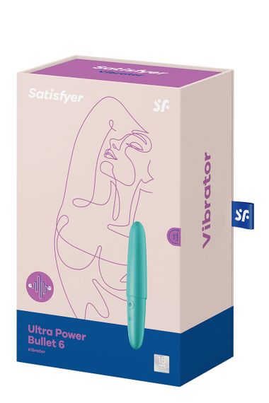 Вибропуля Satisfyer Ultra Power Bullet 6 бирюзовый sexstyle | Зображення 1