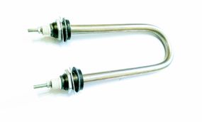 Тэн нержавейка 2500w D 13 штуцер м22 водяной дугообразный