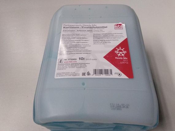 Антифриз G11 -35 °C готовий синій FEBI (10 л), FEBI BILSTEIN (172003)