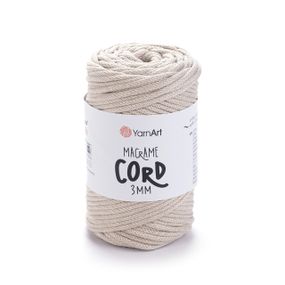 Пряжа Macrame Cord 3 mm № 753 (Макраме Корд), 250 г, 85 м — Бавовняний шнур для в’язання та макраме