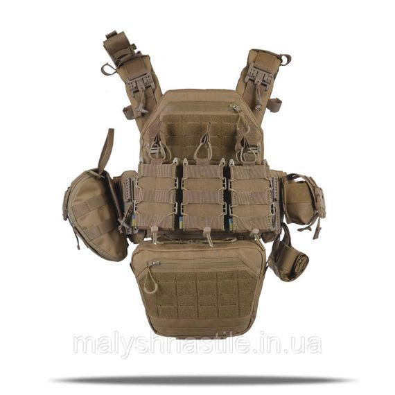 Плитоноска швидкоскидна KIBORG GEN II +8 підсумків койот | Зображення 4