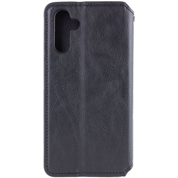 Шкіряний чохол-книжка GETMAN Cubic (PU) для Samsung Galaxy A27 Чорний | Зображення 1