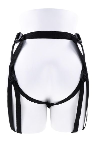 Трусики для страпону Sportsheets з вібратором чорні sexstyle | Зображення 2