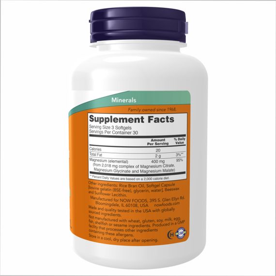 Magnesium Citrate 134mg - 180 sgels | Зображення 1