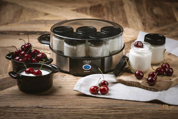 Йогуртница Adler AD 4476 для домашнего йогурта с баночками, 7 стеклянных контейнеров по 200 мл | Зображення 5