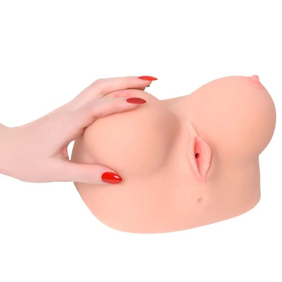 Мастурбатор у формі грудей Kokos Juliana Breast з вібрацією Sex Aura | Зображення 6