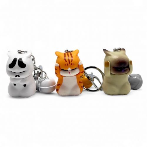 Брелок "Котик с колокольчиком" (МИКС) 4,5 см