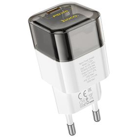 СЗУ Hoco C125A Transparent PD20W (1USB-C) Transparent black
