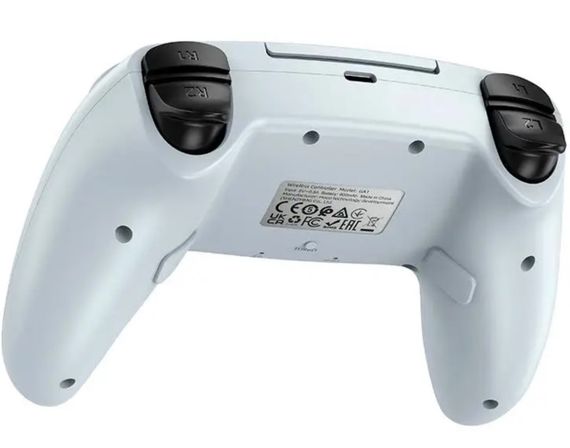 Геймпад Hoco GA1 универсальный Bluetooth контроллер 6-Axis, RGB, с вибрацией, для PS4, Android, iOS, Windows - White | Зображення 6
