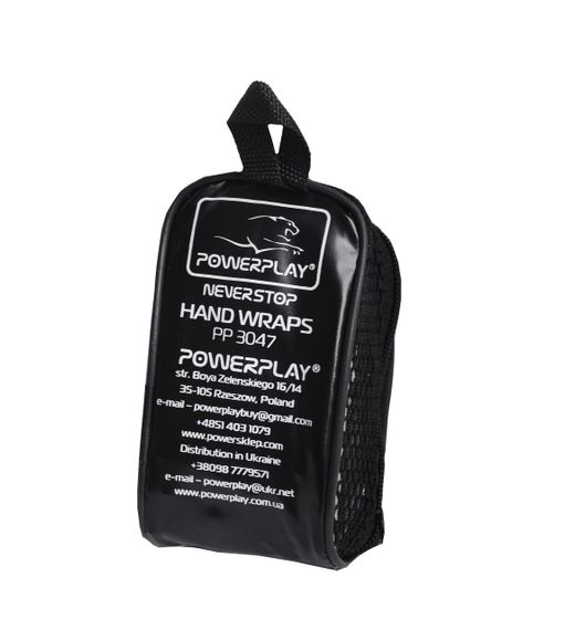 Бинти для боксу PowerPlay 3047 Сині (4м) | Зображення 7