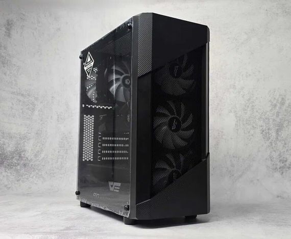 Игровой ПК DarkFlash Pollux Tower / Intel Core i3-12100F (4 (8) ядра по 3.3 - 4.3 GHz) / 16 GB DDR4 / 512 GB SSD M.2 / nVidia GeForce GTX 1070, 8 GB GDDR5, 256-bit / 600W б/у | Зображення 2