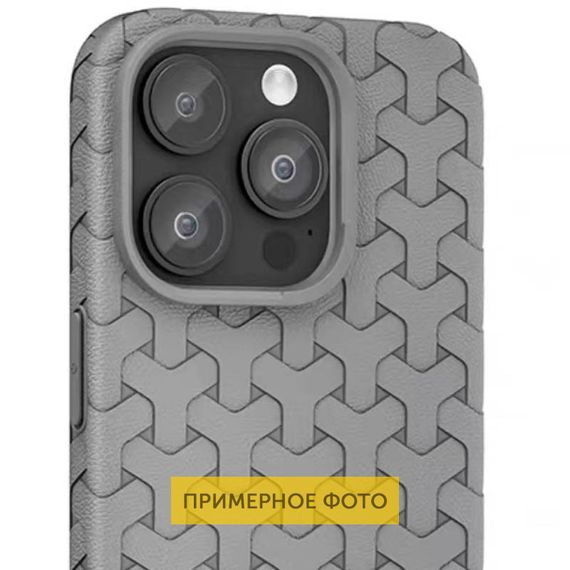 Чохол TPU Weaving для Apple iPhone 15 (6.1") Grey | Зображення 1