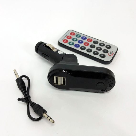 Fm модулятор от прикуривателя авто CM i9, Блютуз фм модулятор для автомобиля, Автомобильный блютуз фм IR-17 | Зображення 1