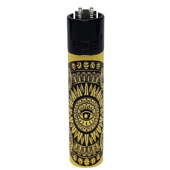 Зажигалка Металлическая В Подарочной Коробке “CLIPPER Weed Mandala Gold” | Зображення 1