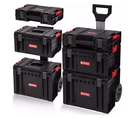Набір ящиків для інструментів на колесах, 18", 450x390x705, SYSTEM PRO Set 1, Z254935PG001, QBRICK | Зображення 5