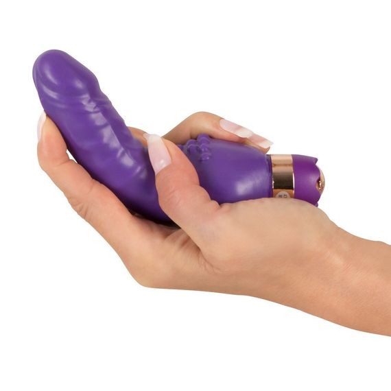 Вибратор реалистичный You2Toys, фиолетовый, 16 см х 4.7 см Sex Aura | Зображення 5