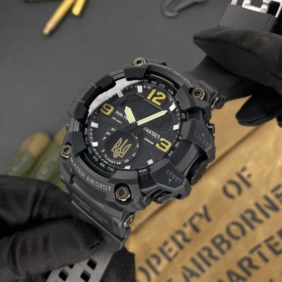 Чоловічий годинник Awarder 004 Тризуб золото Black | Зображення 2