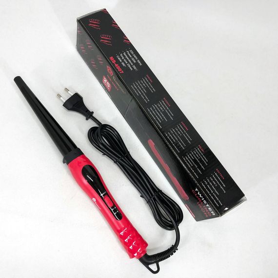 Конусна плойка щипці для волосся з керамічним покриттям Domotec MS-4907 (47546-4907_278) | Зображення 3