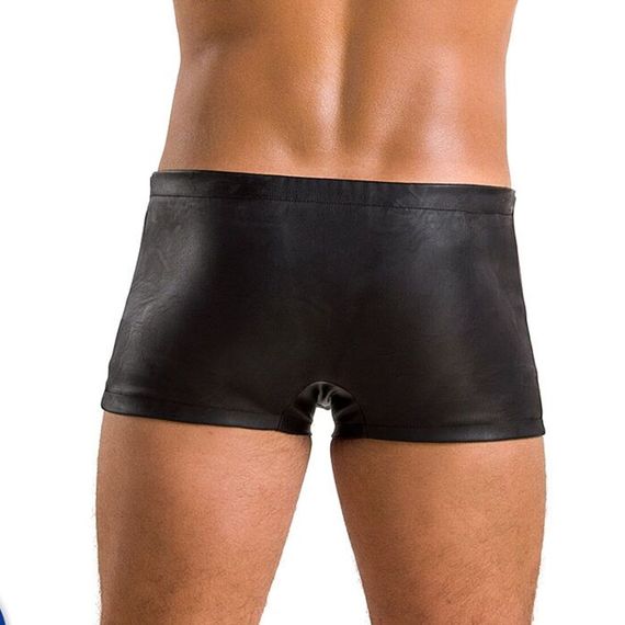 Чоловічі шкіряні боксери із заклепками Passion 048 SHORT DAVID L/XL Black | Зображення 1
