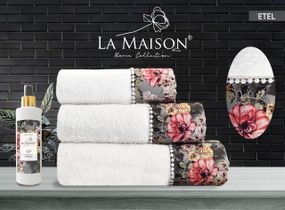 Подарочный набор полотенец La Maison, 3 шт. с ароматом Etel